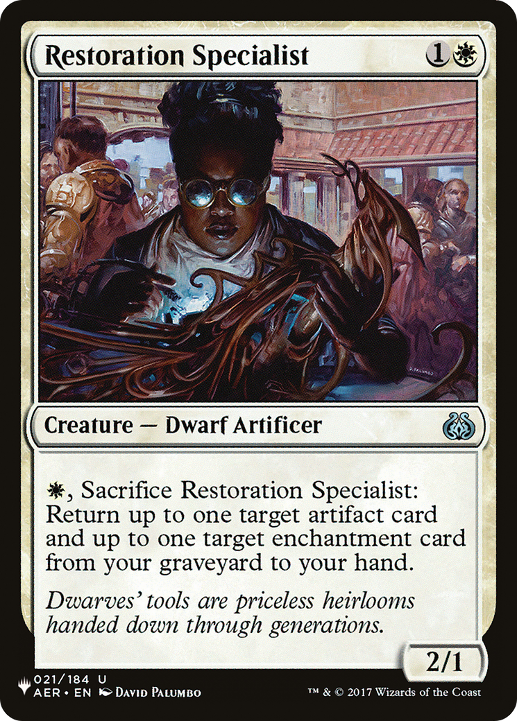 Restoration Specialist [The List Reprints] MTG Single Magic: The Gathering    | Red Claw Gaming