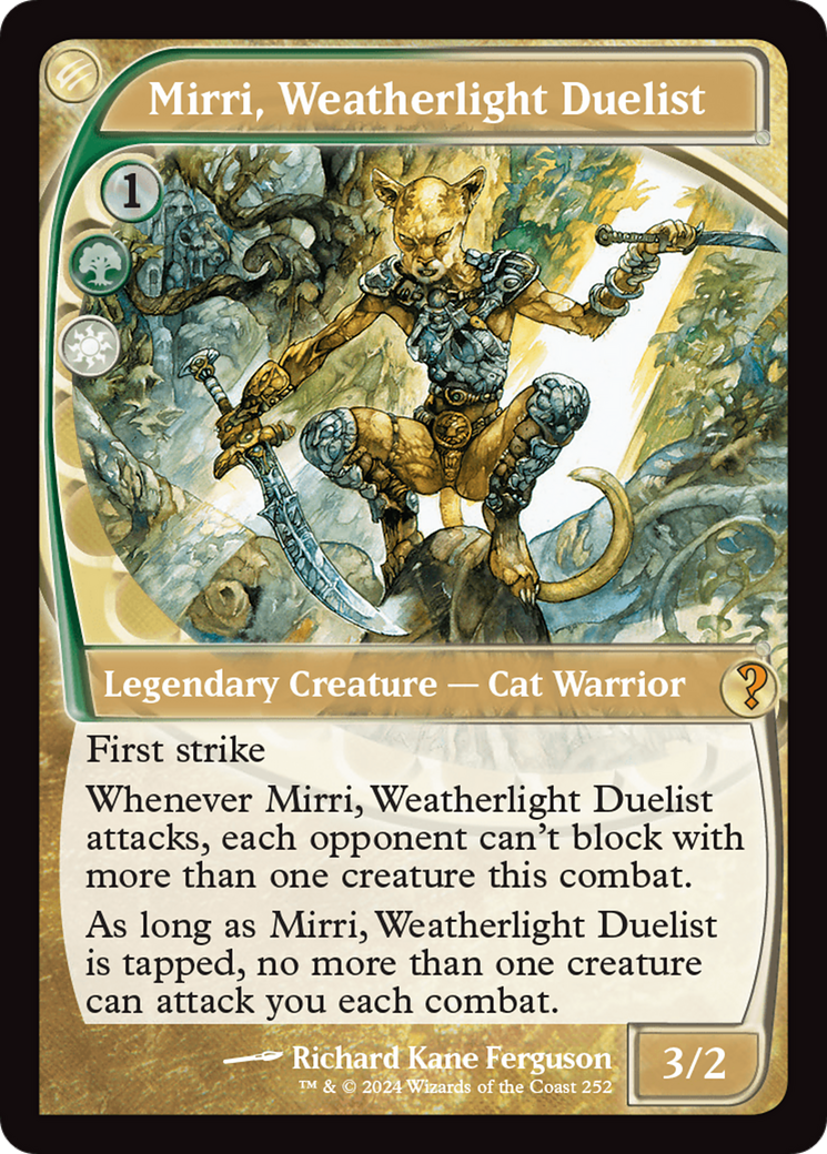 Mirri, Weatherlight Duelist (Future Sight) [Mystery Booster 2] MTG Single Magic: The Gathering    | Red Claw Gaming