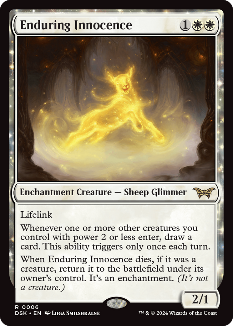 Enduring Innocence [Duskmourn: House of Horror] MTG Single Magic: The Gathering    | Red Claw Gaming