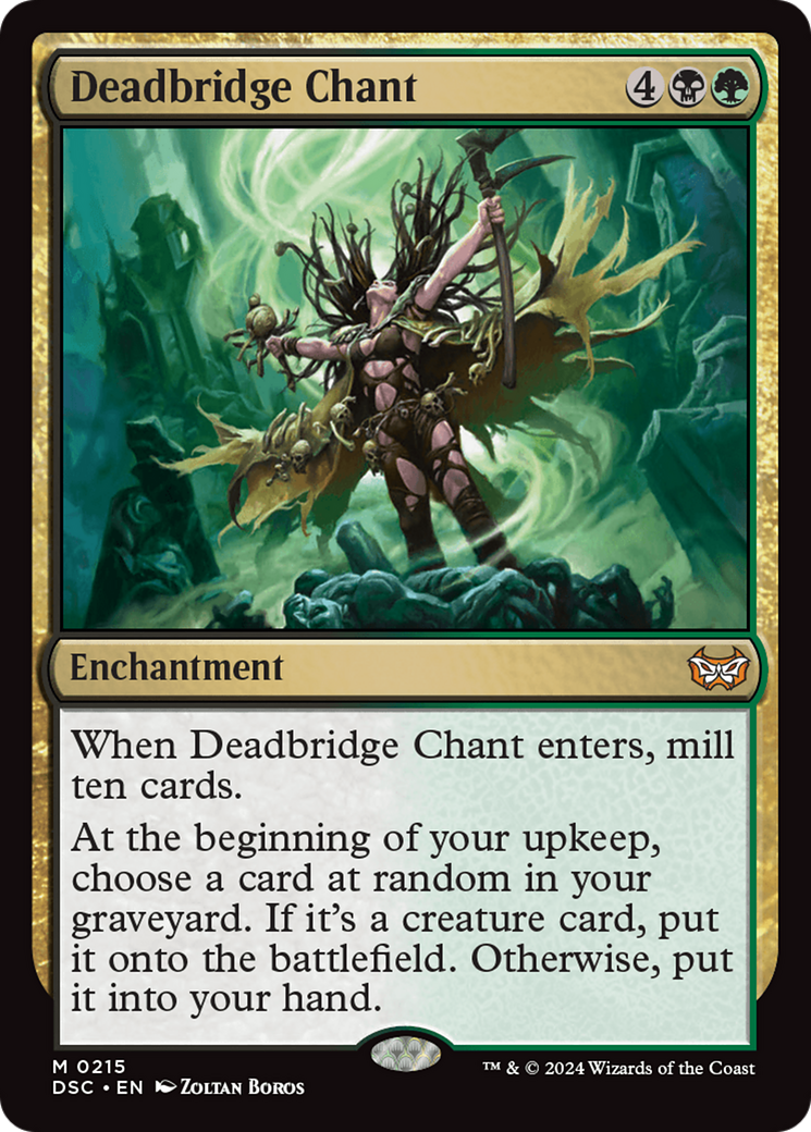 Deadbridge Chant [Duskmourn: House of Horror Commander] MTG Single Magic: The Gathering    | Red Claw Gaming