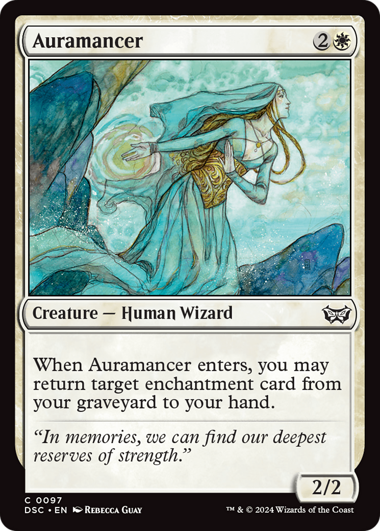 Auramancer [Duskmourn: House of Horror Commander] MTG Single Magic: The Gathering    | Red Claw Gaming