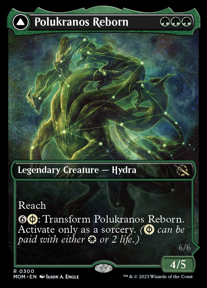 Polukranos Reborn // Polukranos, Engine of Ruin (Showcase Planar Booster Fun) [March of the Machine] MTG Single Magic: The Gathering    | Red Claw Gaming