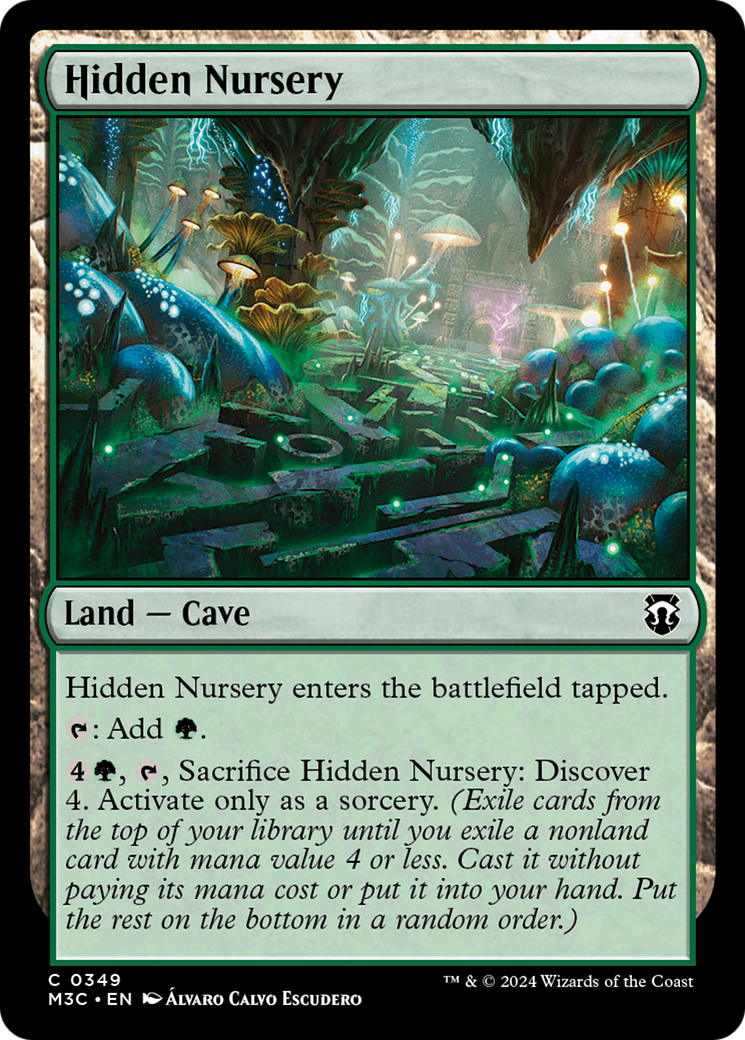 Hidden Nursery (Ripple Foil) [Modern Horizons 3 Commander] MTG Single Magic: The Gathering    | Red Claw Gaming