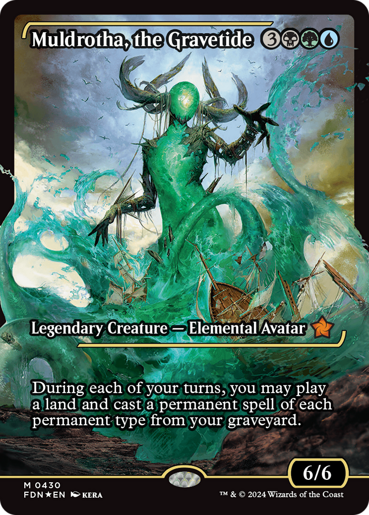 Muldrotha, the Gravetide (Showcase) [Foundations] MTG Single Magic: The Gathering    | Red Claw Gaming