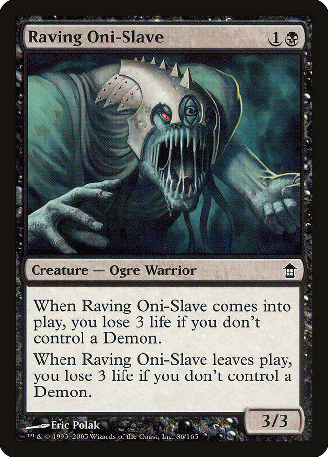 Raving Oni-Slave [Saviors of Kamigawa] MTG Single Magic: The Gathering    | Red Claw Gaming