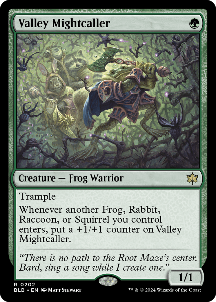 Valley Mightcaller [Bloomburrow] MTG Single Magic: The Gathering    | Red Claw Gaming