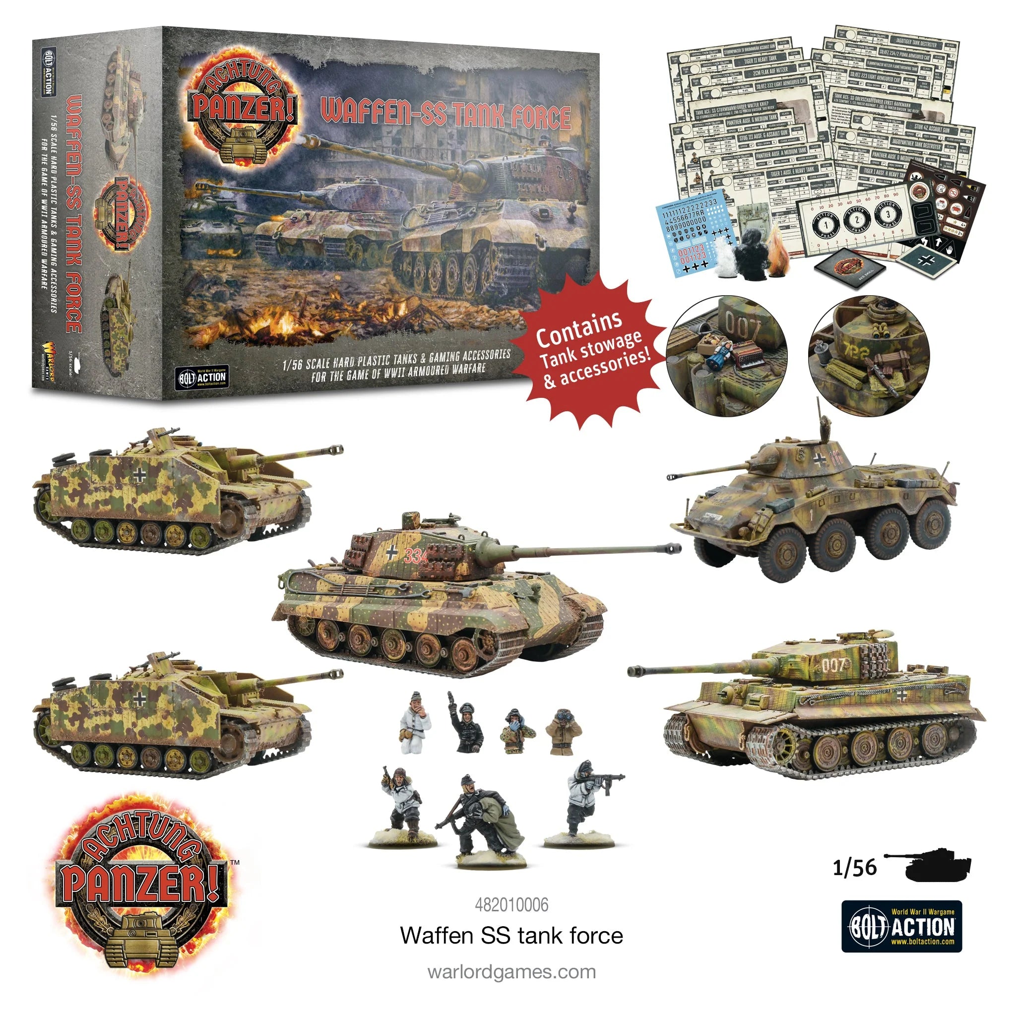 Achtung Panzer! Waffen-SS Army Tank Force Germany Warlord Games    | Red Claw Gaming