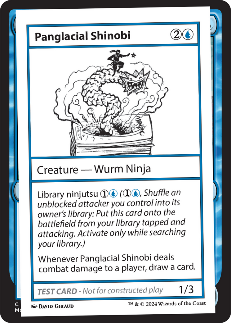 Panglacial Shinobi [Mystery Booster 2 Playtest Cards] MTG Single Magic: The Gathering    | Red Claw Gaming