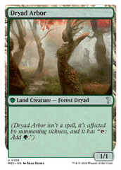 Dryad Arbor (White Border) [Mystery Booster 2] MTG Single Magic: The Gathering    | Red Claw Gaming