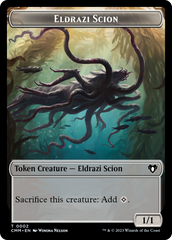 Manifest // Eldrazi Scion Double-Sided Token [Commander Masters Tokens] MTG Single Magic: The Gathering    | Red Claw Gaming