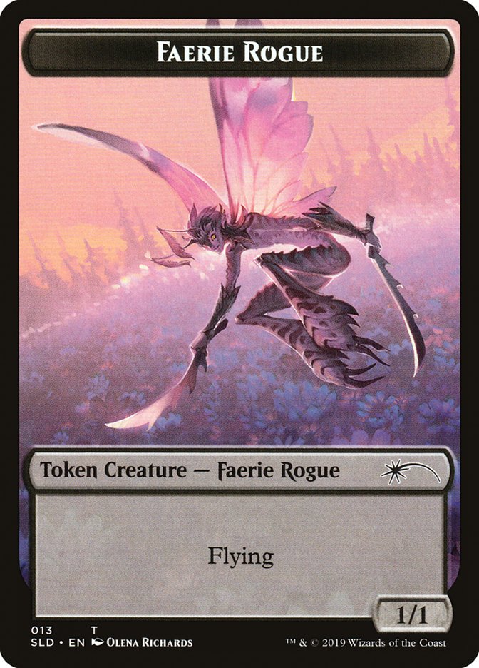 Faerie Rogue Token (013) [Secret Lair Drop Series] MTG Single Magic: The Gathering    | Red Claw Gaming