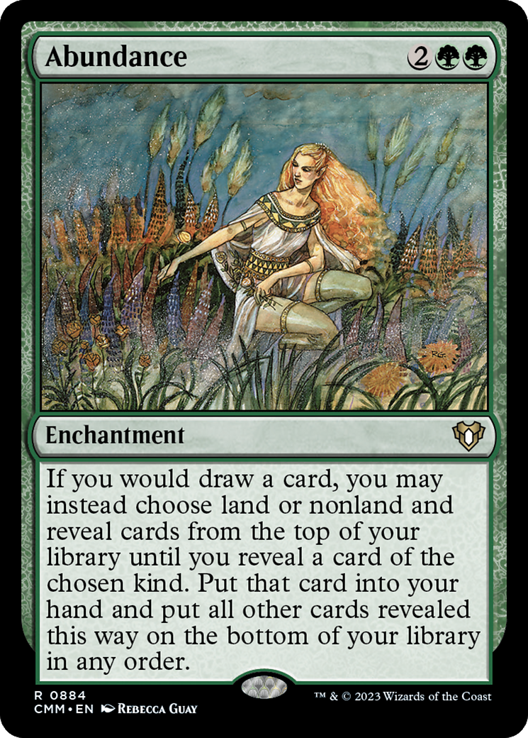 Abundance [Commander Masters] MTG Single Magic: The Gathering | Red Claw Gaming