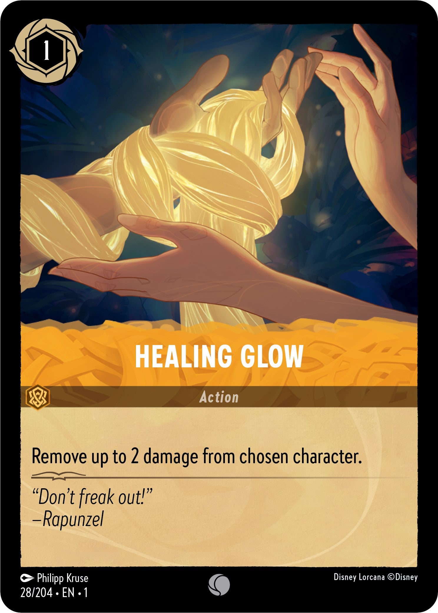 Healing Glow (28/204) [The First Chapter] Lorcana Single Disney    | Red Claw Gaming