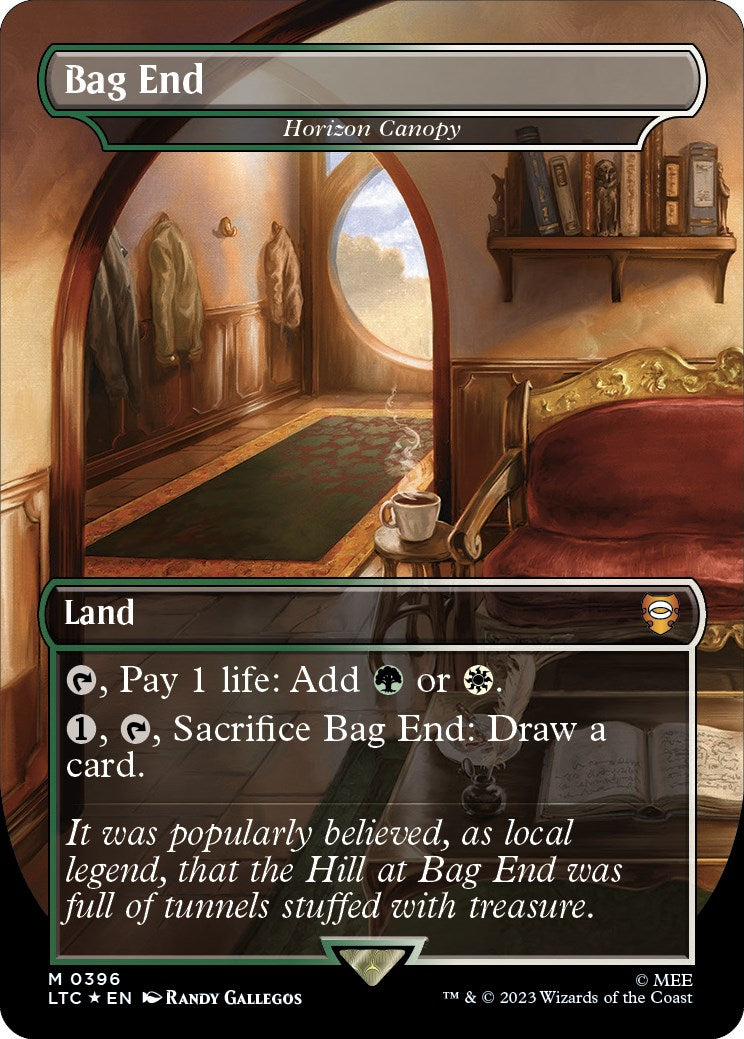 Bag End - Horizon Canopy (Surge Foil Realms and Relics) [The Lord of the Rings: Tales of Middle-Earth Commander] MTG Single Magic: The Gathering | Red Claw Gaming