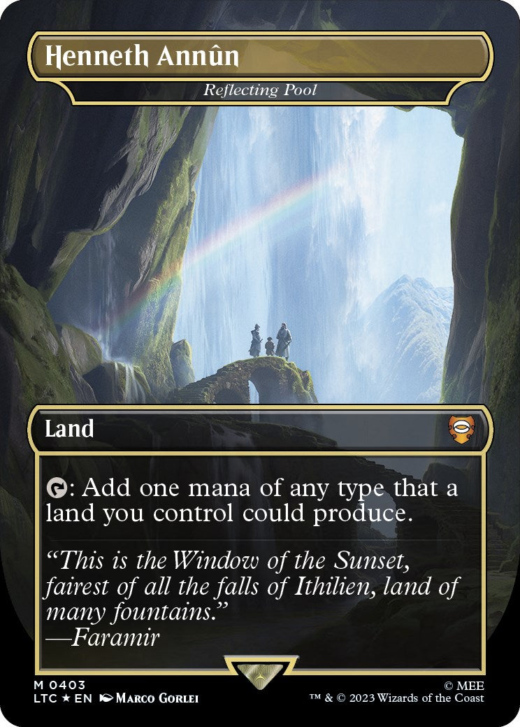 Henneth Annun - Reflecting Pool (Surge Foil Realms and Relics) [The Lord of the Rings: Tales of Middle-Earth Commander] MTG Single Magic: The Gathering | Red Claw Gaming