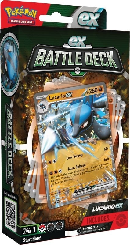 Pokemon Ex Battle Deck Lucario Pokemon Nintendo    | Red Claw Gaming