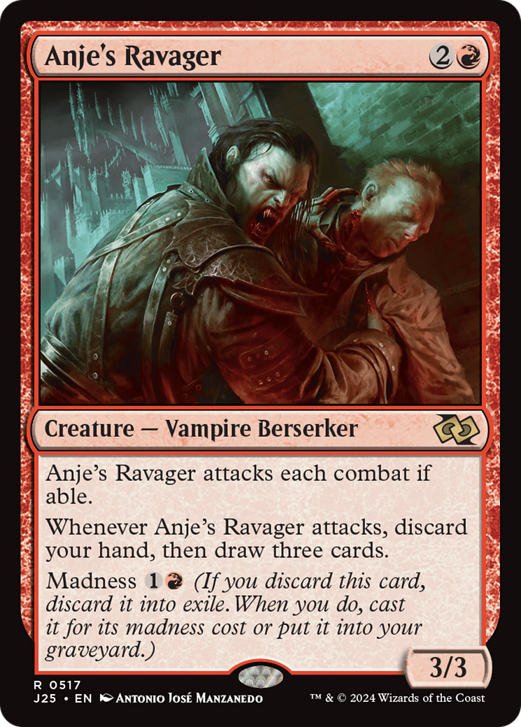 Anje's Ravager [Foundations Jumpstart] MTG Single Magic: The Gathering    | Red Claw Gaming