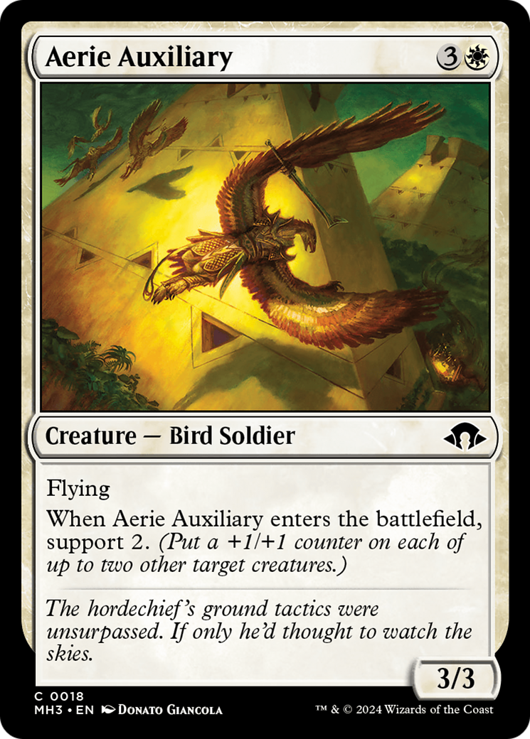 Aerie Auxiliary [Modern Horizons 3] MTG Single Magic: The Gathering    | Red Claw Gaming