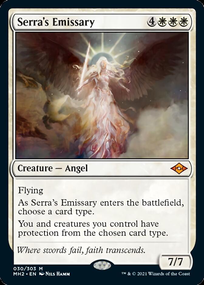 Serra's Emissary [Modern Horizons 2] MTG Single Magic: The Gathering    | Red Claw Gaming