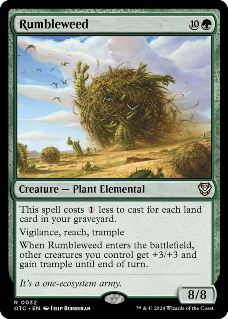 Rumbleweed [Outlaws of Thunder Junction Commander] MTG Single Magic: The Gathering    | Red Claw Gaming
