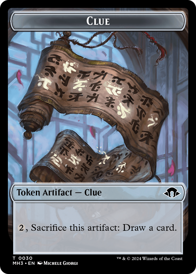 Clue Token [Modern Horizons 3 Tokens] MTG Single Magic: The Gathering    | Red Claw Gaming