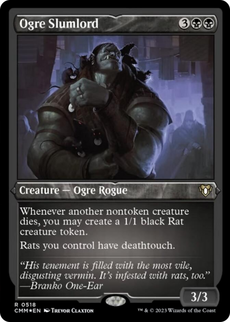 Ogre Slumlord (Foil Etched) [Commander Masters] MTG Single Magic: The Gathering | Red Claw Gaming