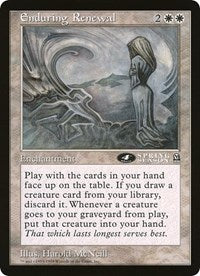 Enduring Renewal (4th Place) (Oversized) [Oversize Cards] MTG Single Magic: The Gathering    | Red Claw Gaming