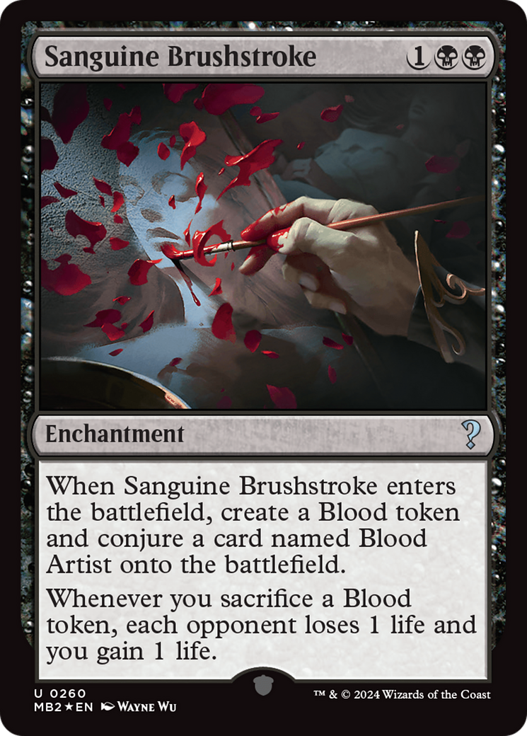 Sanguine Brushstroke [Mystery Booster 2] MTG Single Magic: The Gathering    | Red Claw Gaming