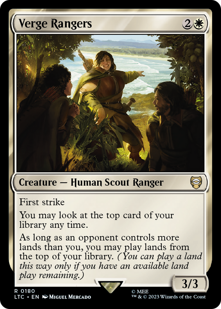 Verge Rangers [The Lord of the Rings: Tales of Middle-Earth Commander] MTG Single Magic: The Gathering    | Red Claw Gaming