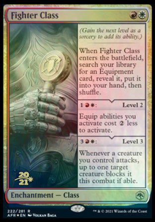 Fighter Class [Dungeons & Dragons: Adventures in the Forgotten Realms Prerelease Promos] MTG Single Magic: The Gathering | Red Claw Gaming