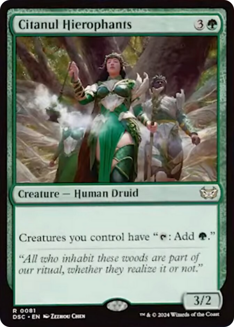 Citanul Hierophants [Duskmourn: House of Horror Commander] MTG Single Magic: The Gathering    | Red Claw Gaming