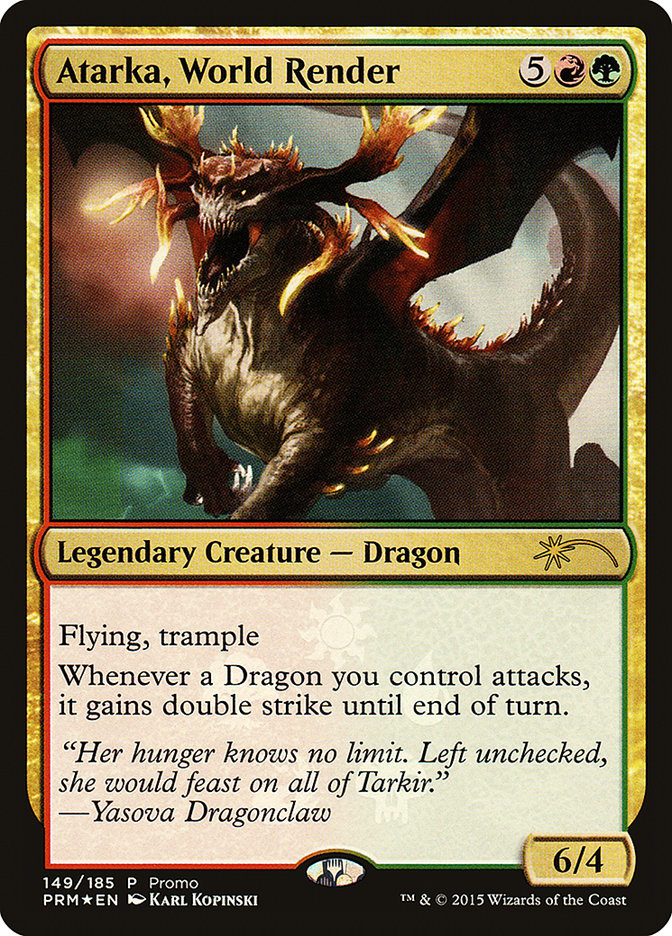 Atarka, World Render [Resale Promos] MTG Single Magic: The Gathering    | Red Claw Gaming