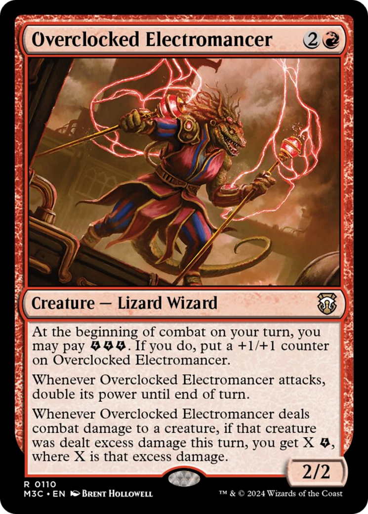 Overclocked Electromancer [Modern Horizons 3 Commander] MTG Single Magic: The Gathering    | Red Claw Gaming