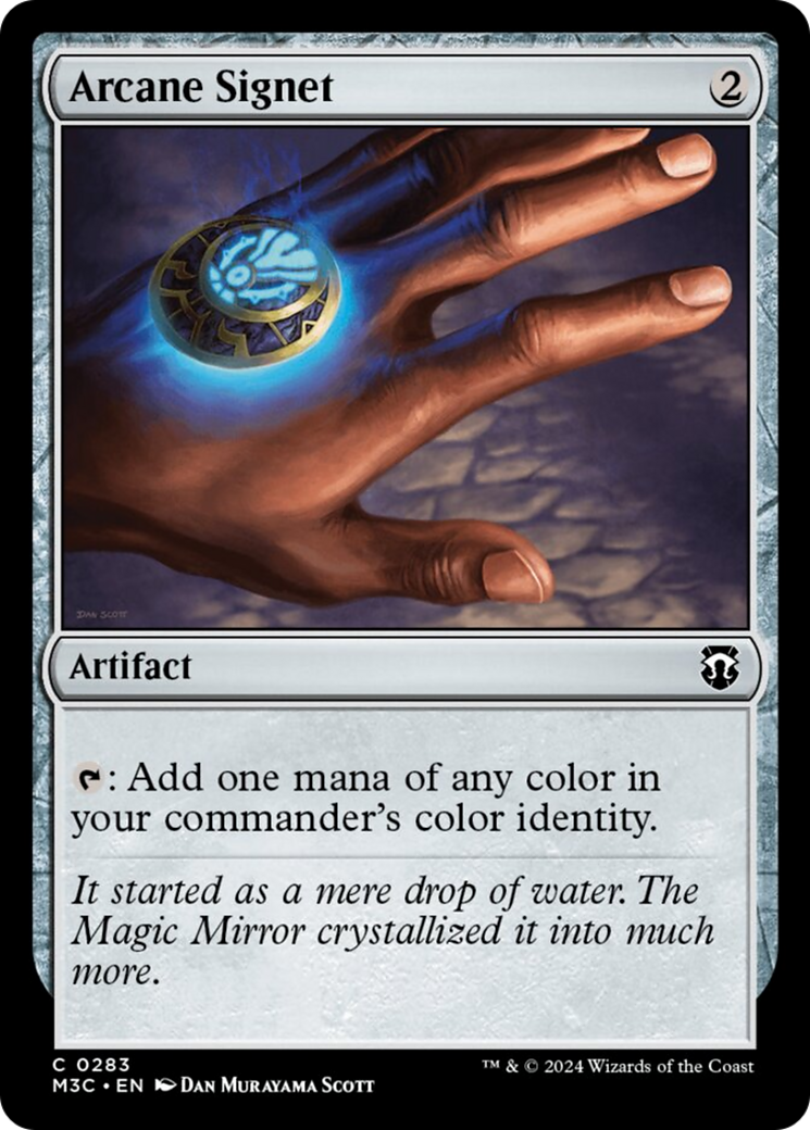 Arcane Signet (Ripple Foil) [Modern Horizons 3 Commander] MTG Single Magic: The Gathering    | Red Claw Gaming