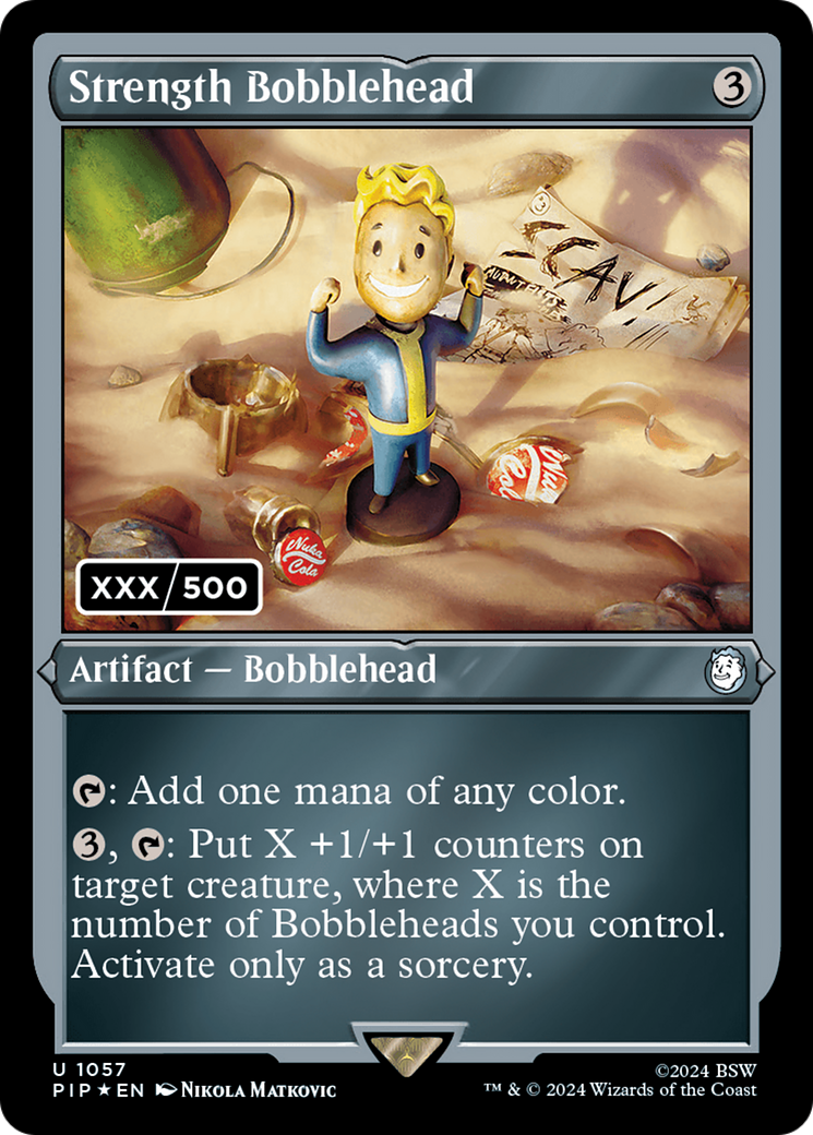 Strength Bobblehead (Serial Numbered) [Fallout] MTG Single Magic: The Gathering    | Red Claw Gaming