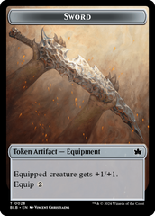 Sword // Manifold Mouse Double-Sided Token [Bloomburrow Tokens] MTG Single Magic: The Gathering    | Red Claw Gaming