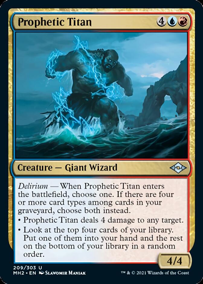 Prophetic Titan [Modern Horizons 2] MTG Single Magic: The Gathering    | Red Claw Gaming