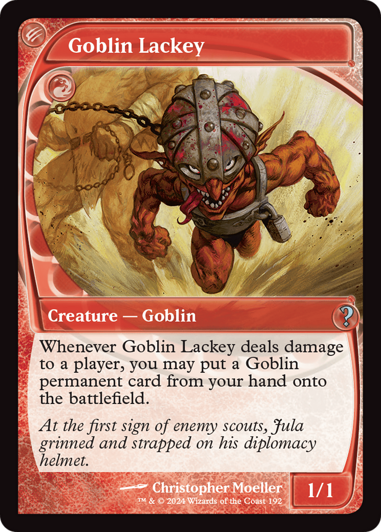 Goblin Lackey (Future Sight) [Mystery Booster 2] MTG Single Magic: The Gathering    | Red Claw Gaming