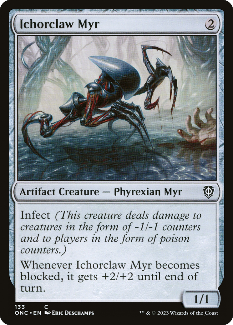 Ichorclaw Myr [Phyrexia: All Will Be One Commander] MTG Single Magic: The Gathering    | Red Claw Gaming