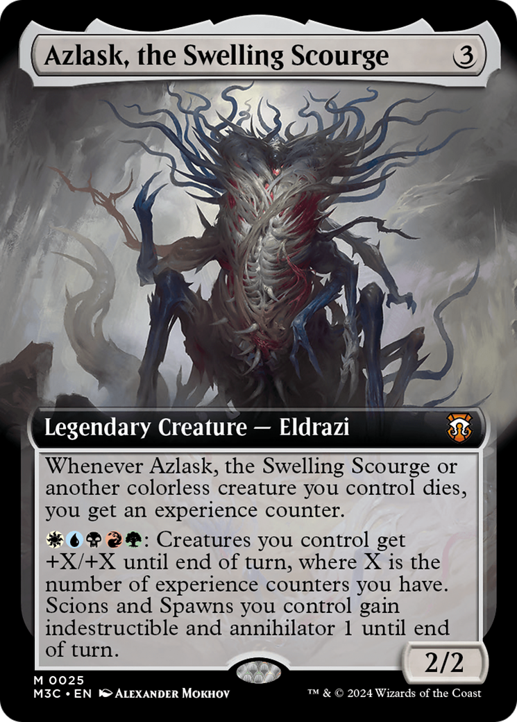 Azlask, the Swelling Scourge (Extended Art) [Modern Horizons 3 Commander] MTG Single Magic: The Gathering    | Red Claw Gaming