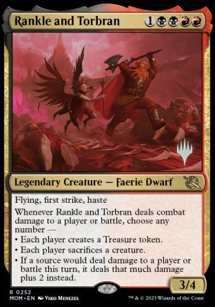 Rankle and Torbran (Promo Pack) [March of the Machine Promos] MTG Single Magic: The Gathering    | Red Claw Gaming