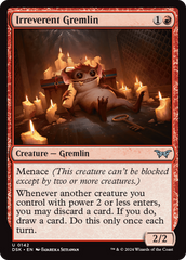 Irreverent Gremlin [Duskmourn: House of Horror] MTG Single Magic: The Gathering    | Red Claw Gaming