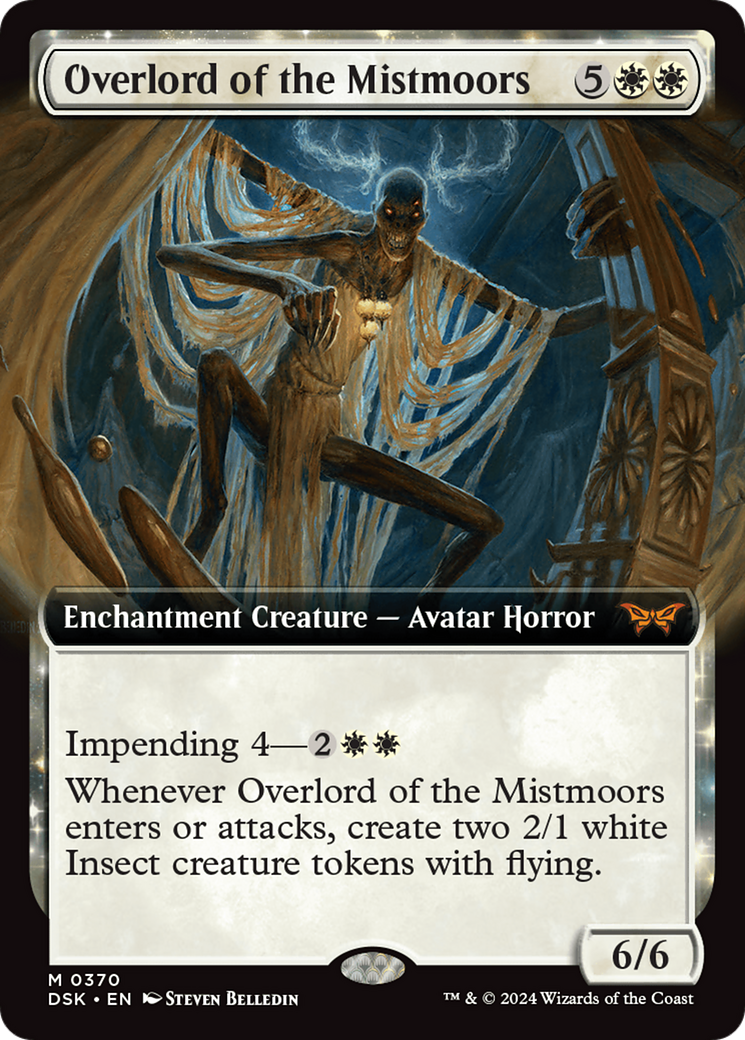 Overlord of the Mistmoors (Extended Art) [Duskmourn: House of Horror] MTG Single Magic: The Gathering    | Red Claw Gaming