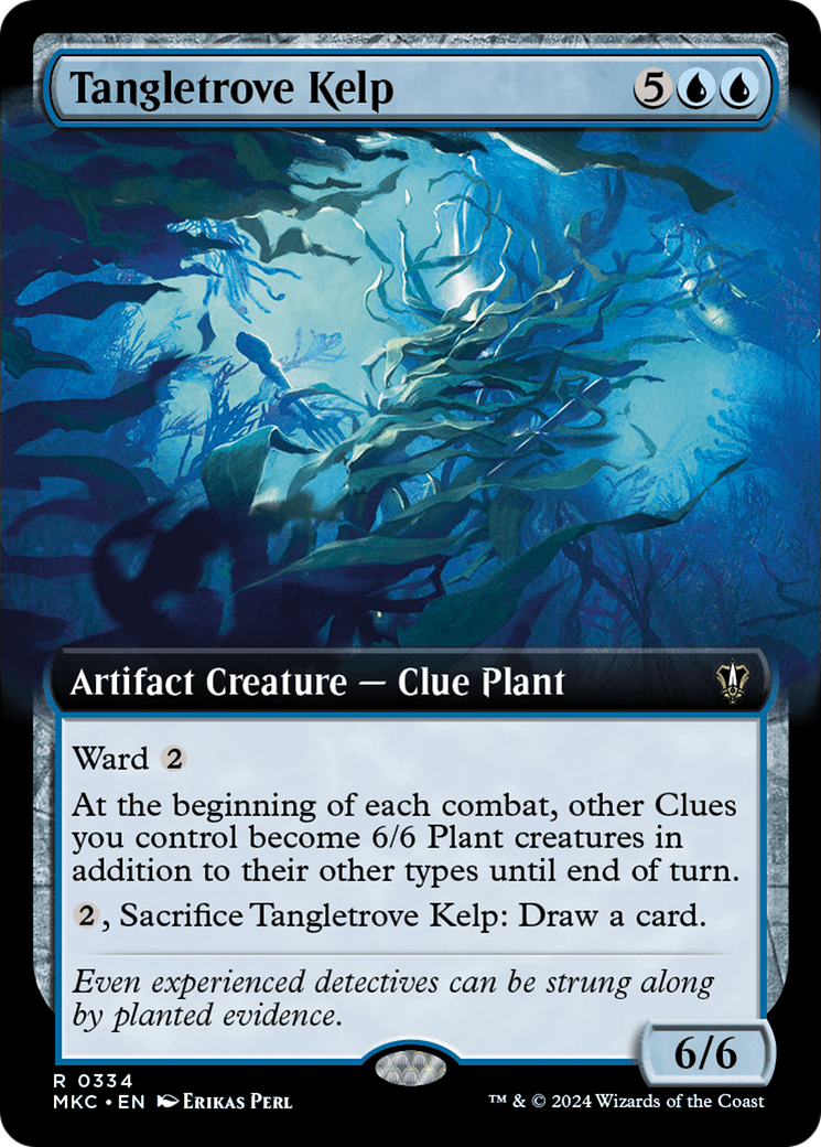 Tangletrove Kelp (Extended Art) [Murders at Karlov Manor Commander] MTG Single Magic: The Gathering    | Red Claw Gaming