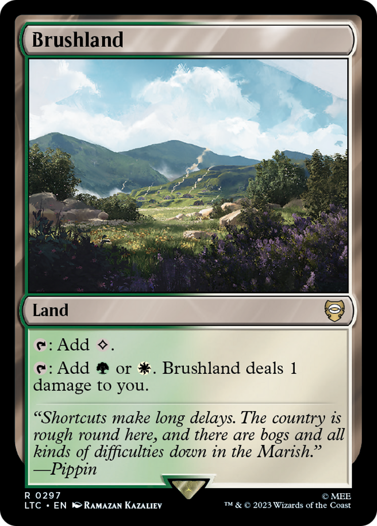 Brushland [The Lord of the Rings: Tales of Middle-Earth Commander] MTG Single Magic: The Gathering | Red Claw Gaming