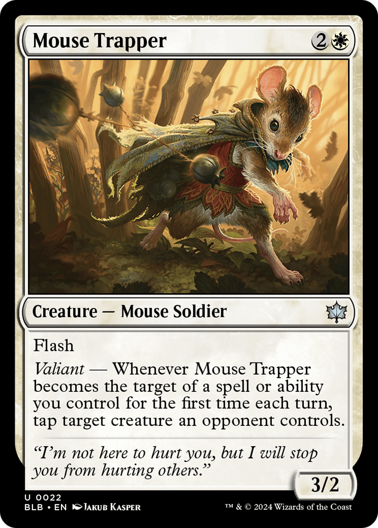 Mouse Trapper [Bloomburrow] MTG Single Magic: The Gathering    | Red Claw Gaming