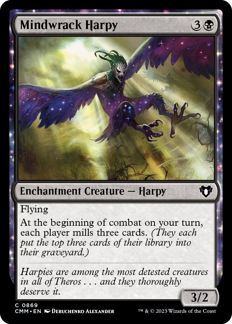 Mindwrack Harpy [Commander Masters] MTG Single Magic: The Gathering    | Red Claw Gaming