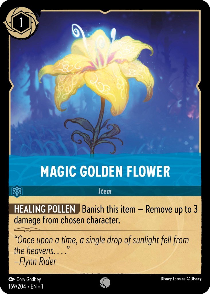 Magic Golden Flower (169/204) [The First Chapter] Lorcana Single Disney    | Red Claw Gaming