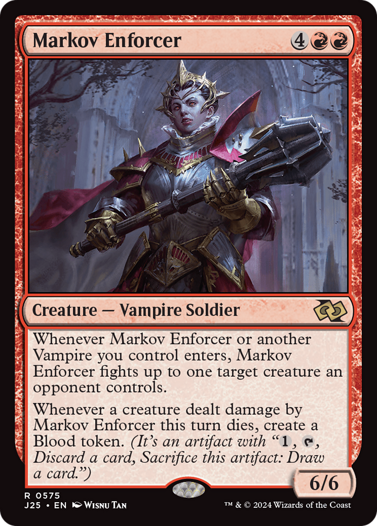 Markov Enforcer [Foundations Jumpstart] MTG Single Magic: The Gathering | Red Claw Gaming