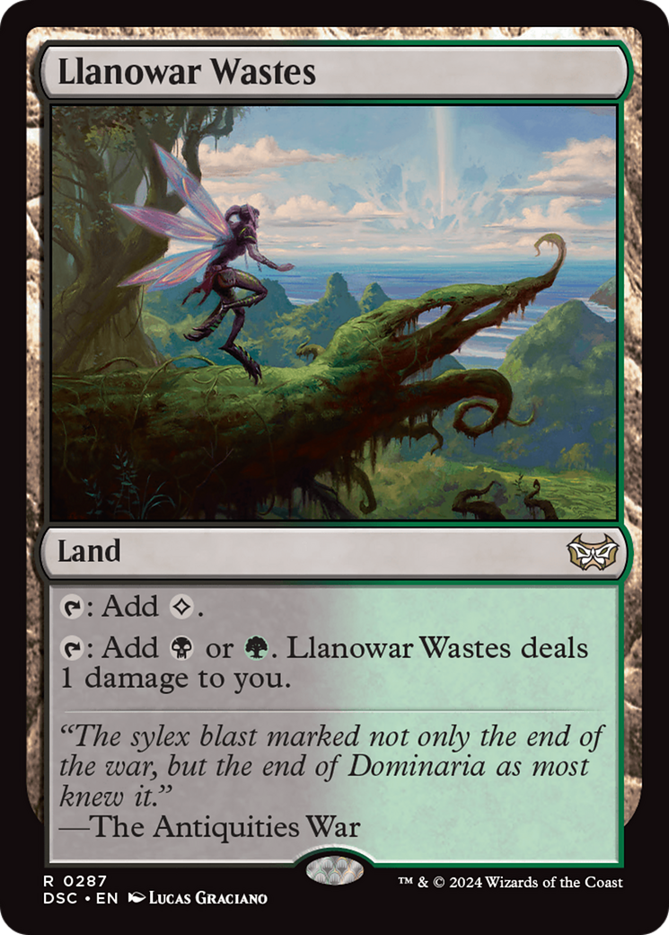 Llanowar Wastes [Duskmourn: House of Horror Commander] MTG Single Magic: The Gathering    | Red Claw Gaming